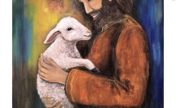 Kunstdruck "Der gute Hirte"